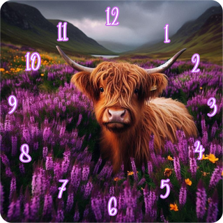 Square Clock Prints
