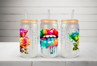 "Rainbow Lips" Libby Cup