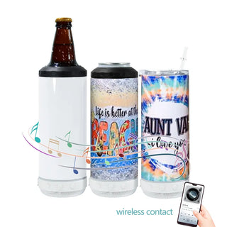 "Dirt Bike Racer" 16oz 4-in-1 Bluetooth Speaker Tumbler