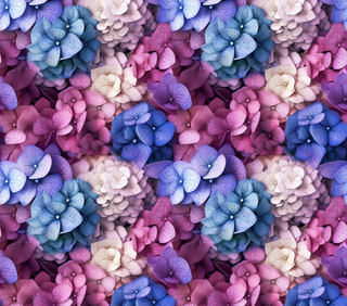 'Hydrangeas" 20oz Tumbler Wrap