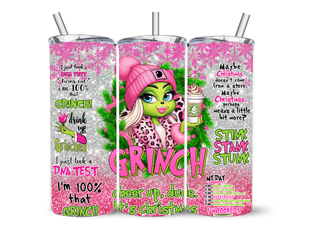 Lux Label & Co. LADY GRINCH - 20 Oz SUBLIMATION PRINT