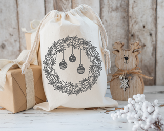 Lux Label & Co. Wreath - Santa Sack Size