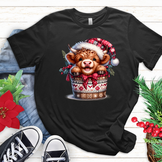 LUXYHUSTLE HIGHLAND COW BUCKET PLAID - DTF