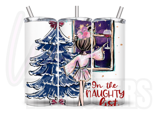 LUXYHUSTLE ON THE NAUGHTY LIST - 20 Oz SUBLIMATION PRINT