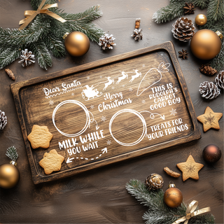 LUXYHUSTLE Santa Tray #5- UV DTF