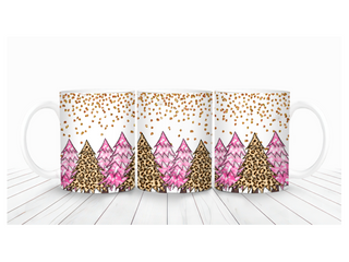 "Christmas Glitter Trees" Mug