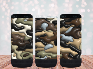 "Puff Camo" 16oz 4-in-1 Bluetooth Speaker Tumbler